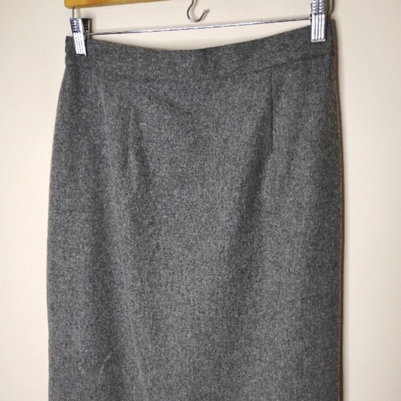 NWT Vintage Sag Harbor Wool Blend Midi Skirt Size 12 Woolmark - Picture 3 of 10